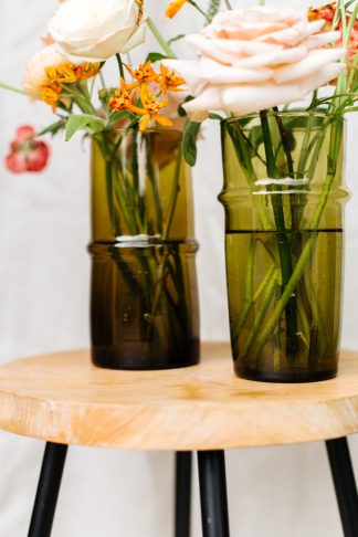 Gerecycled glas bloemen